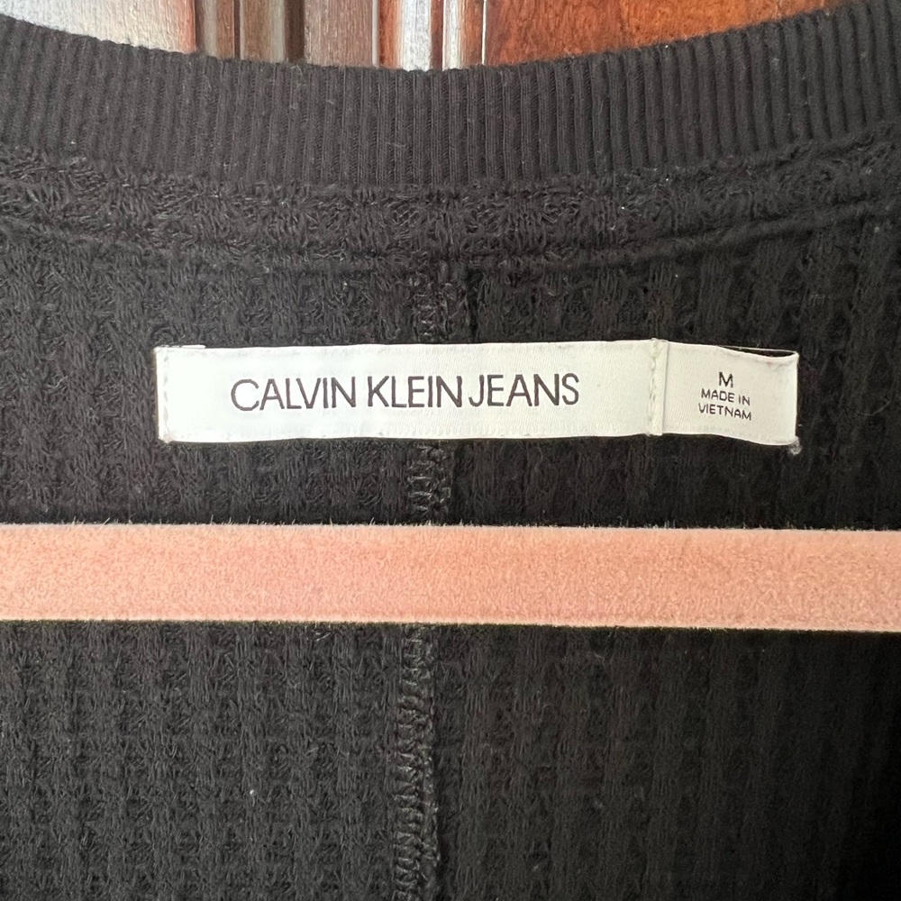 Calvin Klein Jeans Black Knit Top - Picture 2 of 4